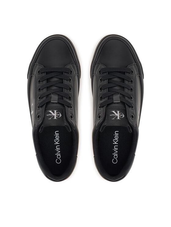 Calvin Klein Сникърси Calvin Klein Vulc Flatform Laceup Low Lth HW0HW03159 Черен