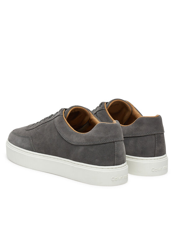 Calvin Klein Sneakersy Calvin Klein Clean Cup Low Laceup Oxf Su HM0HM01880 Sivá