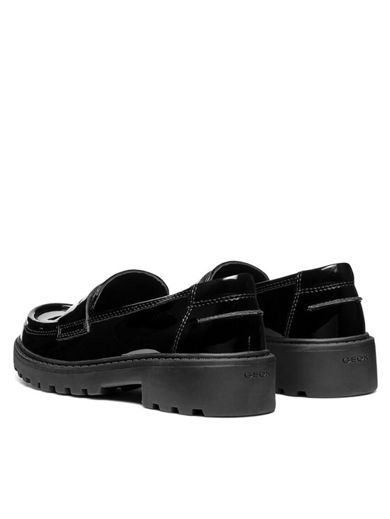 Geox Loafersy Geox Jr Casey J3620C 000HH C9999 D Czarny
