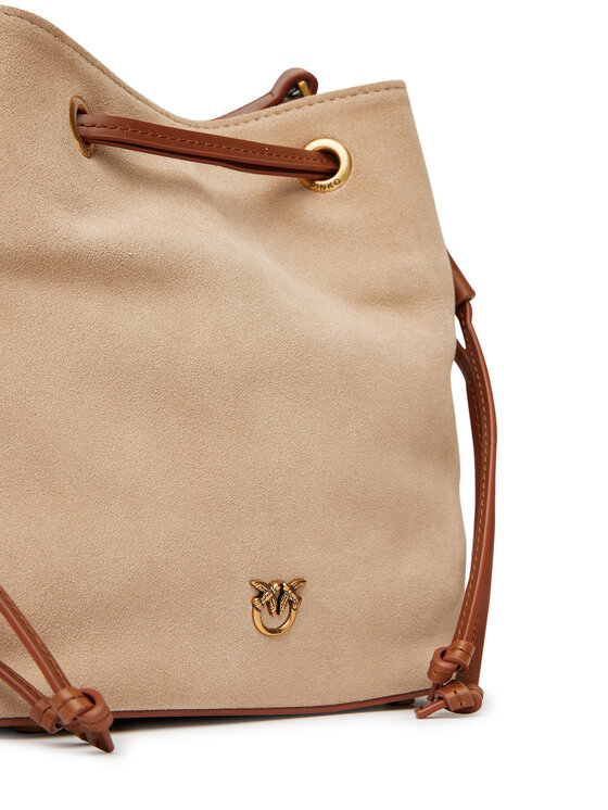 PINKO Kabelka PINKO Secchiello Mini PE 25 PLTT 104303 A2CC Béžová