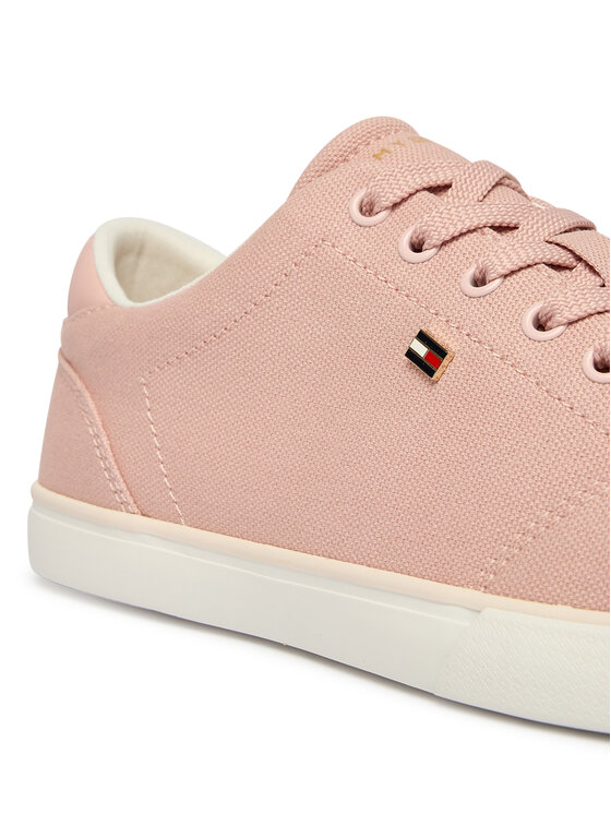 Tommy Hilfiger Tenisówki Tommy Hilfiger Th Low Profile Vulc Canvas FW0FW09102 Różowy
