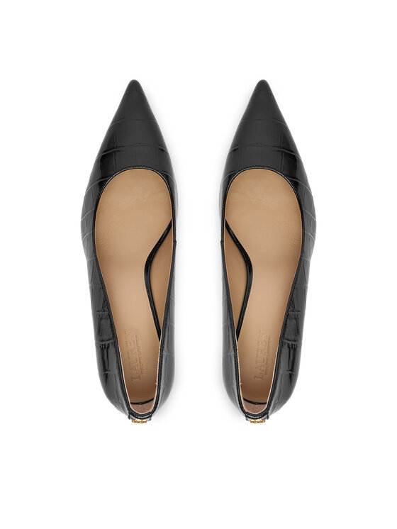 LAUREN RALPH LAUREN Pantofi cu toc subțire LAUREN RALPH LAUREN 802961787005 Negru