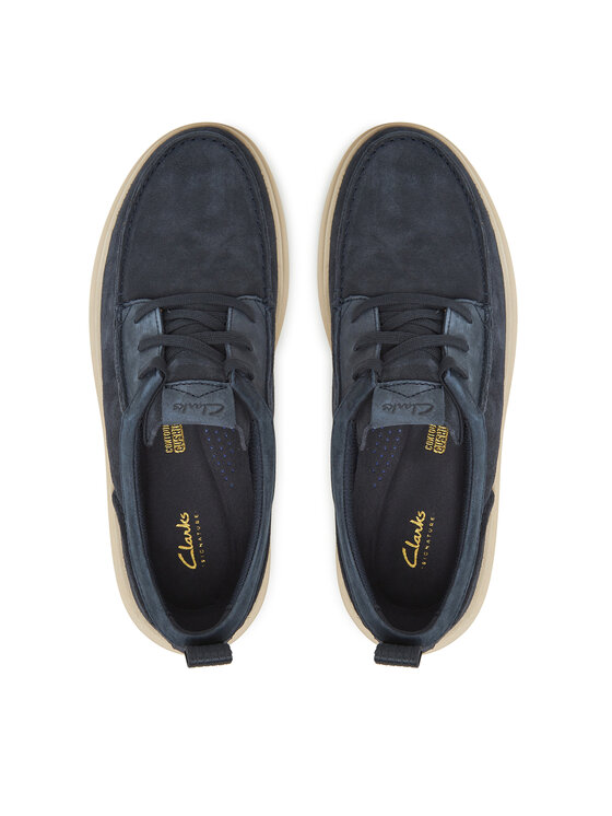 Clarks Туфлі Clarks Polden Moc 26180866 Cиній
