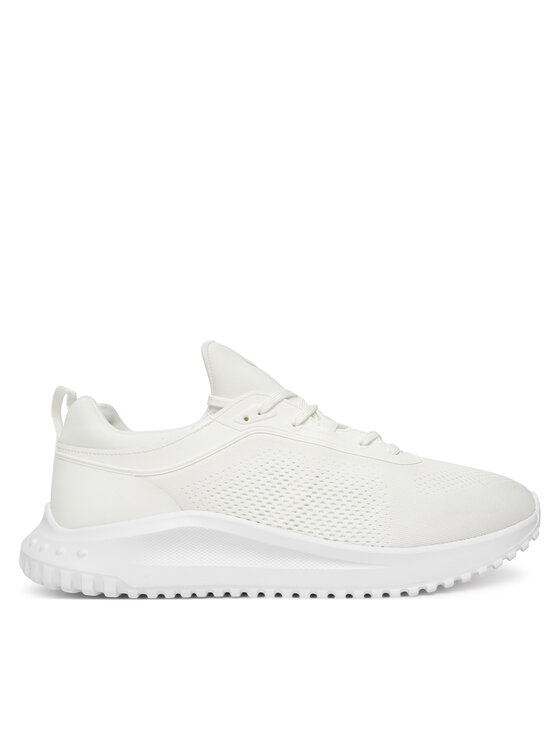 Calvin Klein Сникърси Calvin Klein Eva Runner Sock Mix YM0YM01386 Бял