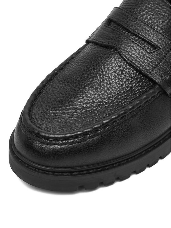 Guess Jeans Loafersy Guess Jeans EO-FOX-04 MI08 Černá