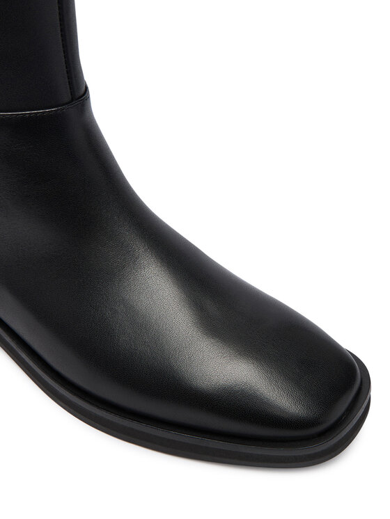 Calvin Klein Zābaki Calvin Klein Formal Utk Boot Lth HW0HW02599 Melns