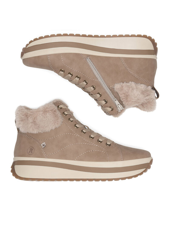 Rieker Revolution Lifestyle Botines planos Rieker Revolution Lifestyle W0961-20 Beis