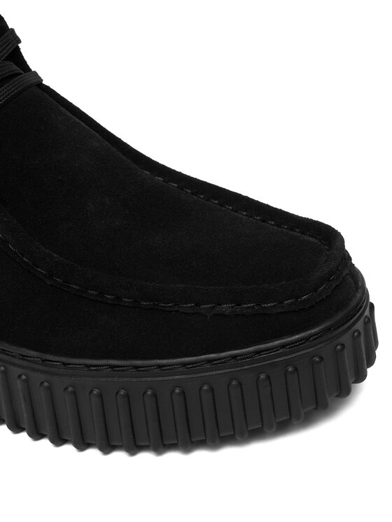 Clarks Šnurovacia obuv Clarks Torhill Moss 26182916 Čierna