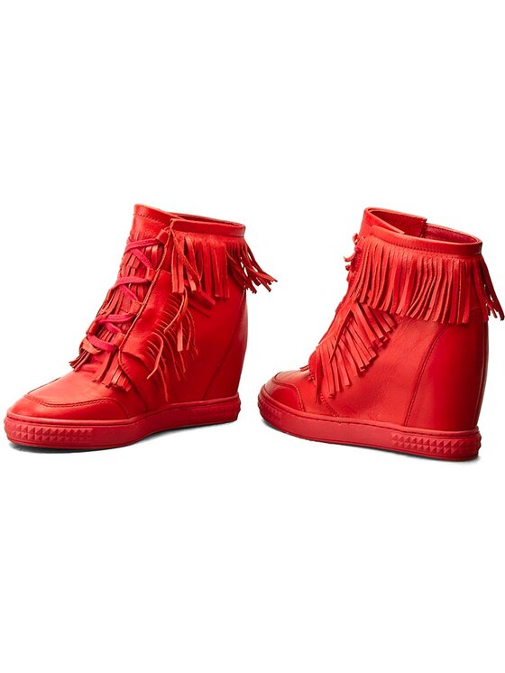 Carinii Botines planos Carinii B3678 Rojo