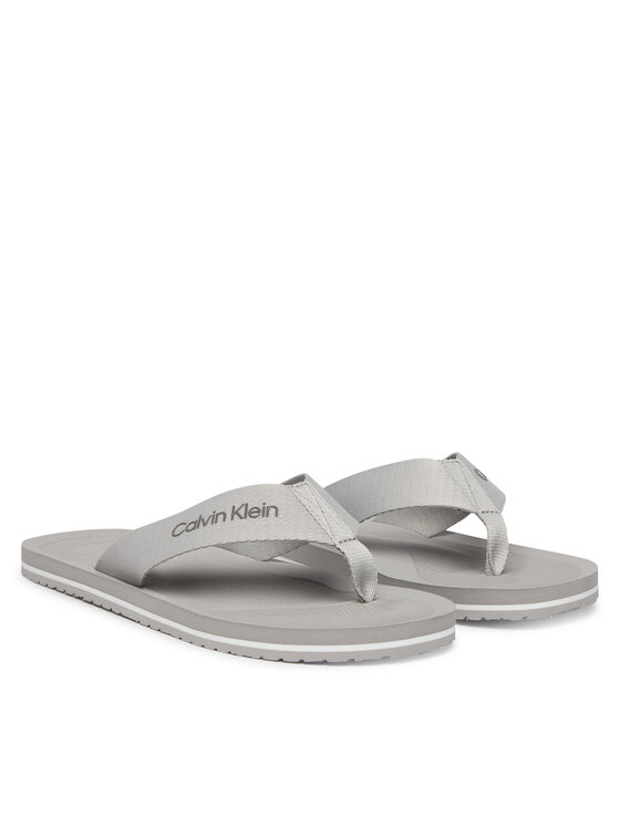 Calvin Klein Japonke Calvin Klein Logo Webbing Strap HM0HM02106 Siva