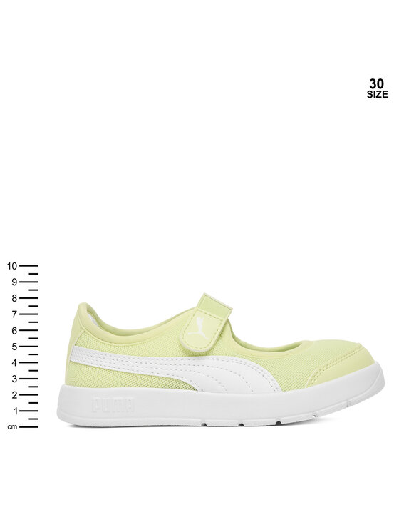 Puma Балетки Puma Courtflex v3 Lina V PS 400578 06 Жовтий