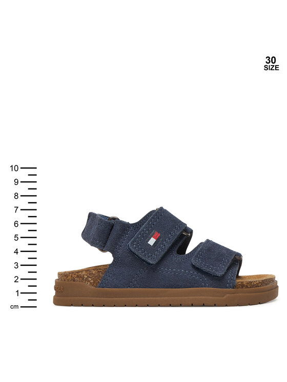 Tommy Hilfiger Sandali Tommy Hilfiger T3X2-34394-1899806 S Mornarsko modra