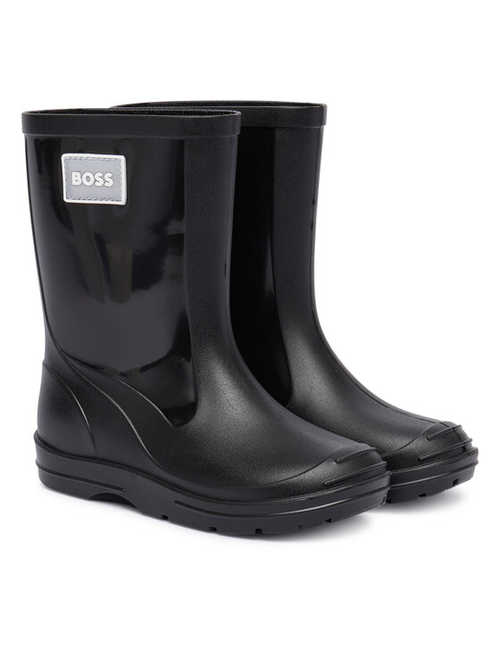 BOSS Gumáky BOSS J52581 M Čierna