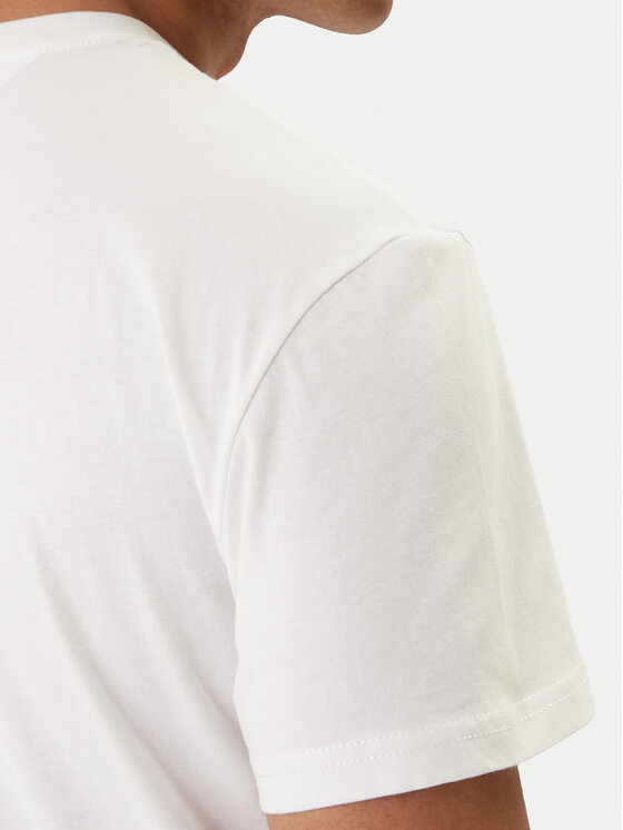 Tommy Jeans Tommy Jeans Camiseta Linear Logo DM0DM20744 Blanco Regular Fit