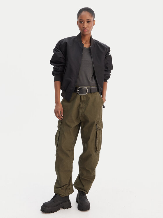 G-STAR G-Star Raw Hlače D28756-D388 Zelena Boyfriend Fit