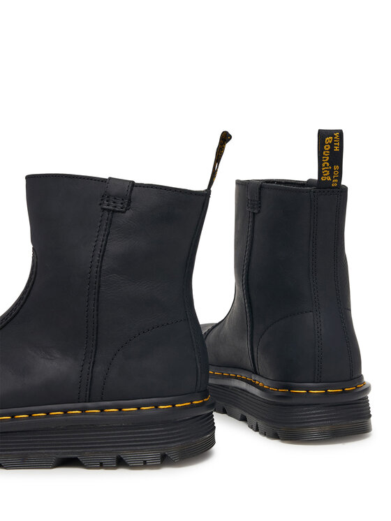 Dr. Martens Μποτάκια Dr. Martens Zebzag Rigger Black Wyoming DM42662001 Μαύρο
