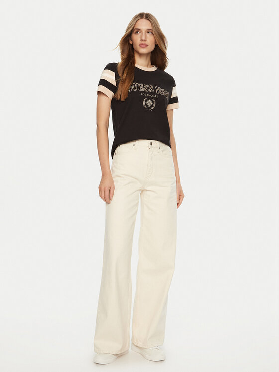 Guess Guess Футболка V5RI00 KA260 Коричневий Regular Fit