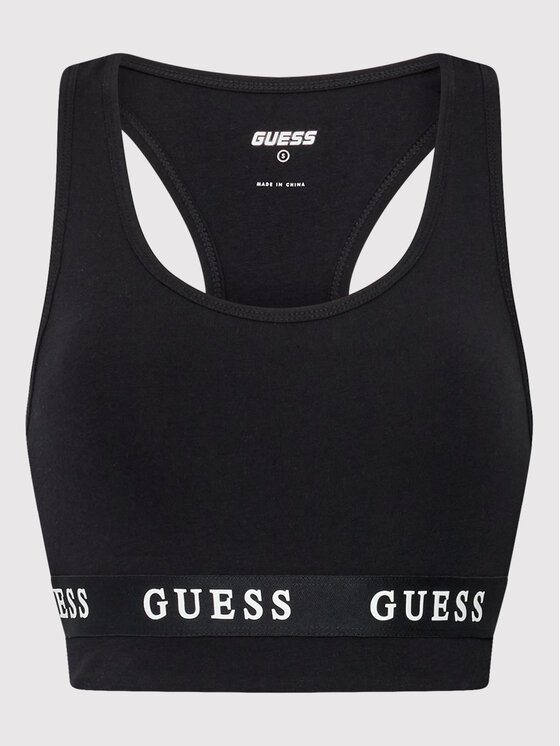 Guess Guess Sujetador deportivo V2YP12 KABR0 Negro