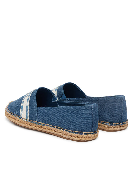 Tommy Hilfiger Espadrilky Tommy Hilfiger Hilfiger Webbing Espadrille FW0FW09334 Modrá