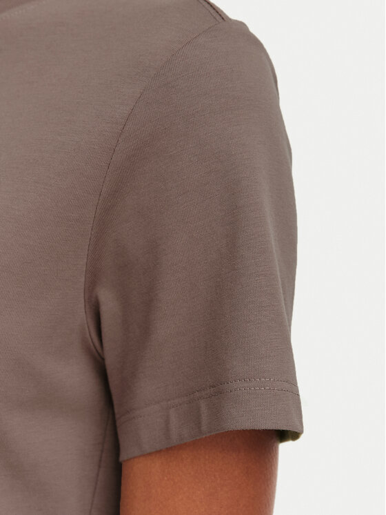 The North Face The North Face Camiseta Evolution Simple Dome Slm NF0A8FX7 Marrón claro Regular Fit