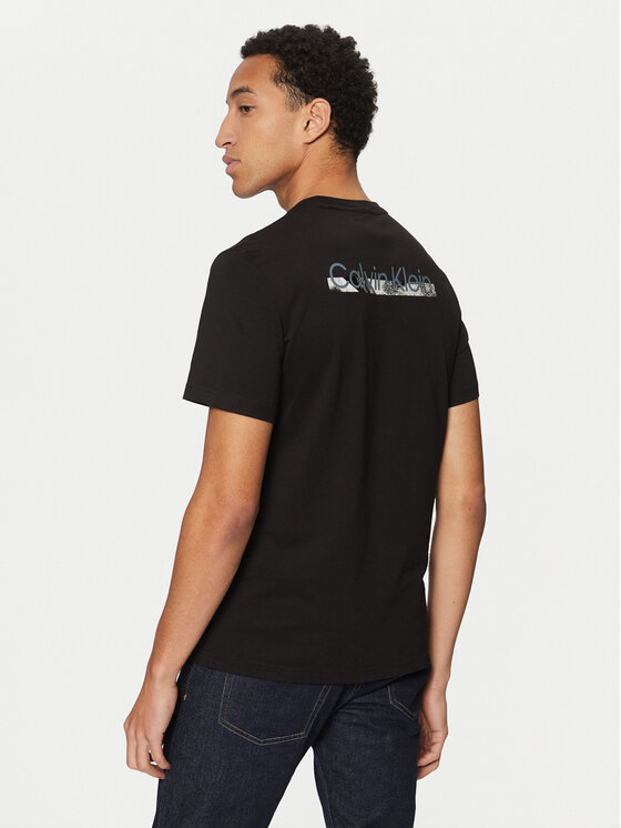 Calvin Klein Calvin Klein Póló Graphic K10K113799 Fekete Regular Fit