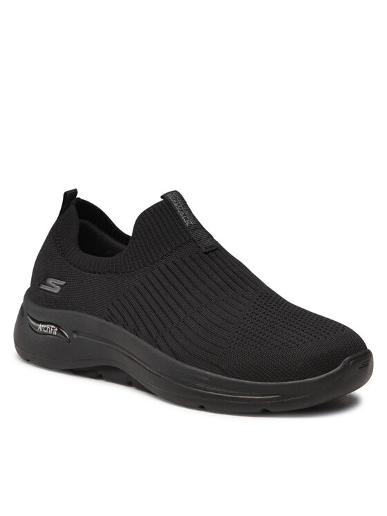 Skechers Tenisice Skechers Go Walk Arch Fit Iconic 124409/BBK Crna