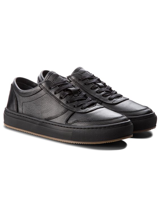 Tommy Hilfiger Tenisice Tommy Hilfiger Pebbled Leather Low FM0FM01684 Crna