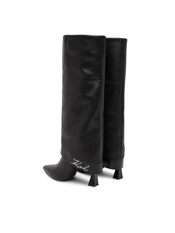 KARL LAGERFELD Чоботи KARL LAGERFELD KL32081 Чорний