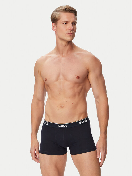 BOSS BOSS Conjunto de calzoncillos boxer Trunk 3P Power 50554693 Azul
