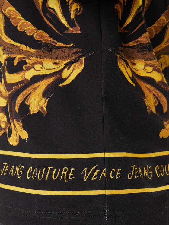 Versace Jeans Couture Versace Jeans Couture Camiseta 79GAH6SB JS505 Negro Regular Fit