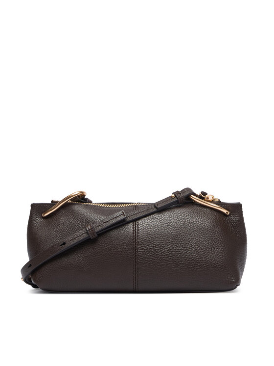 Calvin Klein Táska Calvin Klein Slouchy Leather Small Conv Bag LV04F3659G Barna