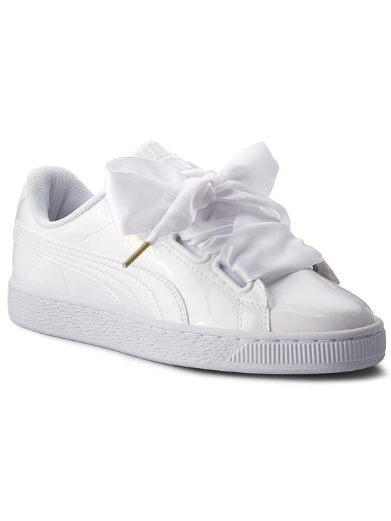 Puma Snīkeri Puma Basket Heart Patent 363073 02 Balts