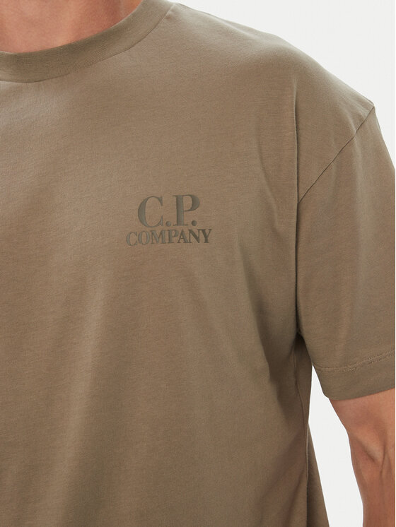 C.P. Company C.P. Company Camiseta 21CMTS135A005100W Beis Regular Fit