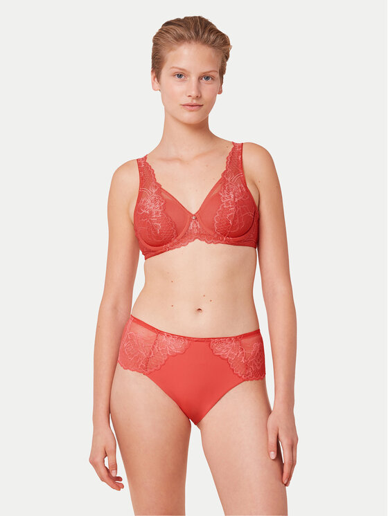 Triumph Triumph Nedrček s kostjo Wild Peony Florale 10209627 Roza