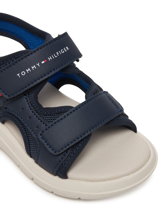 Tommy Hilfiger Szandál Tommy Hilfiger Velcro Sandal T1B2-34386-1591 Sötétkék