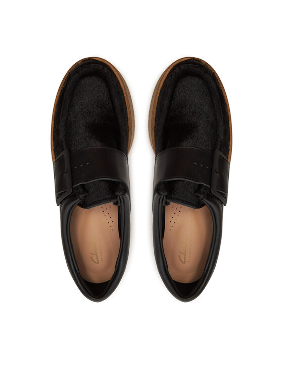 Clarks Обувки Clarks Linoso Monk 26178678 Черен