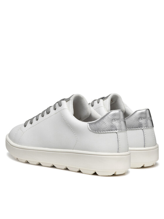 Geox Sneakersy Geox D Spherica Ecub-1 D45WEA 09BNF C0007 Biały
