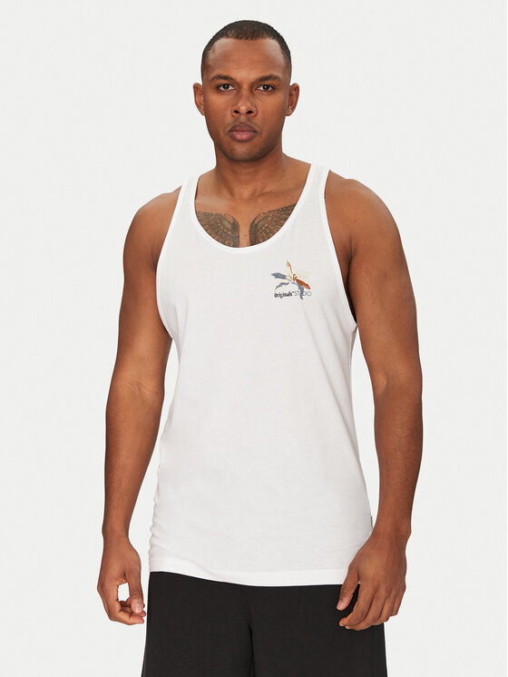 Jack & Jones Jack & Jones Camiseta sin mangas Varenna 12275464 Blanco Regular Fit