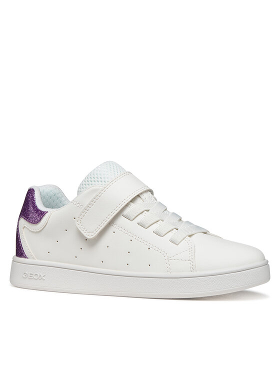 Geox Laisvalaikio batai Geox J Eclyper Girl J36LRA 0BCKC C0761 D Balta