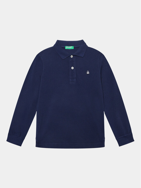 United Colors Of Benetton United Colors Of Benetton Polo 3089C300Z Σκούρο μπλε Regular Fit