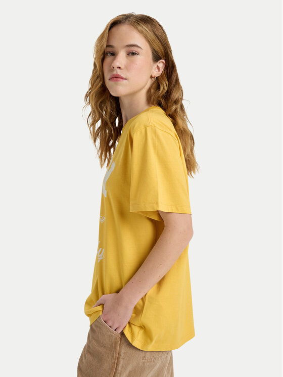 Roxy Roxy Camiseta Hangloose The Sky ERJZT06020 Amarillo Regular Fit