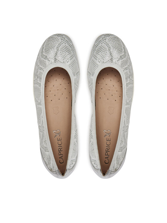 Caprice Balerinke Caprice 9-22161-42 Srebrna
