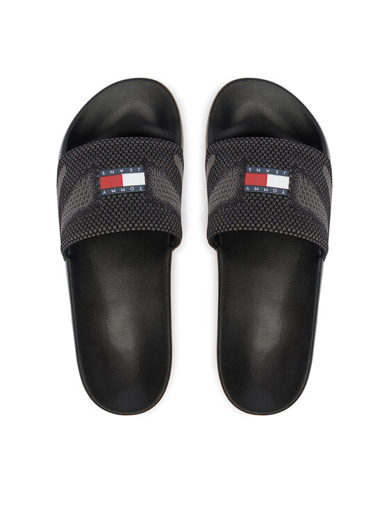Tommy Jeans Natikači Tommy Jeans EM0EM01697 Črna