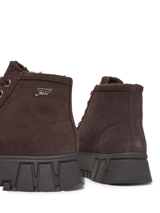 Tommy Jeans Μποτίνια Tommy Jeans Tjw Platform Sneaker Mc Wl EN0EN03134 Σκούρο καφέ