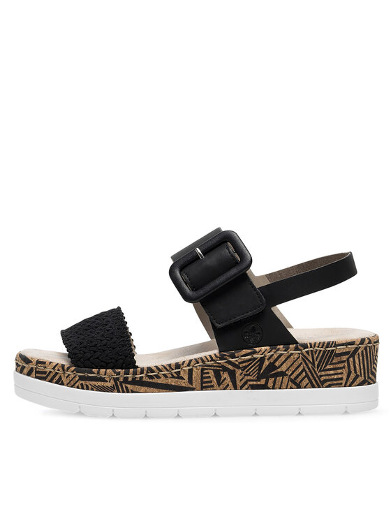 Rieker Sandali Rieker V3950-00 Nero
