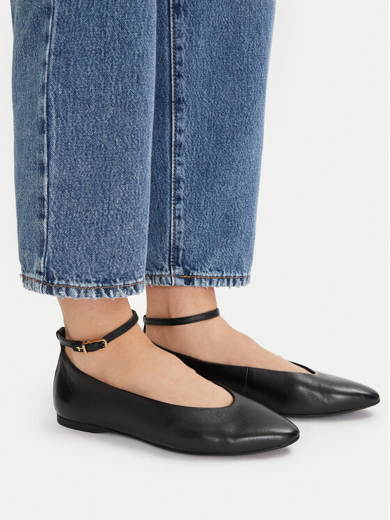 Tamaris Балеринки Tamaris 1-22161-45 Черен