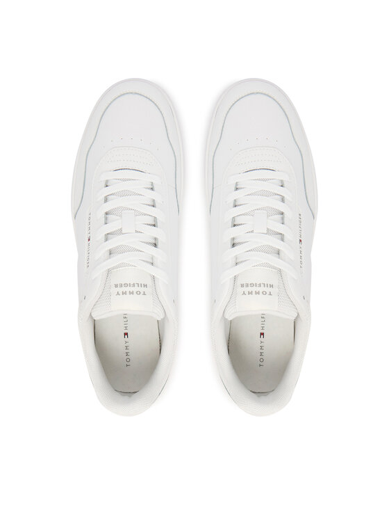 Tommy Hilfiger Сникърси Tommy Hilfiger Th Basket Core Lite Lth FM0FM05713 Бял