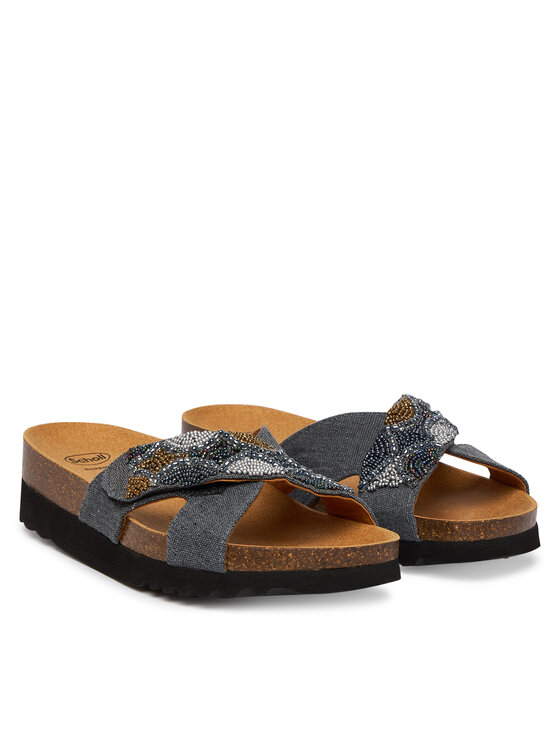 Scholl Шльопанці Scholl La Serena MF00820 Сірий