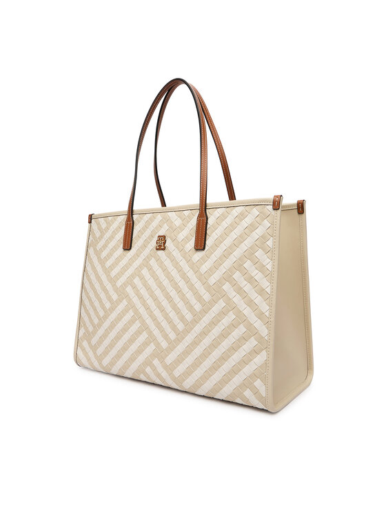Tommy Hilfiger Soma Tommy Hilfiger Th City Tote AW0AW18394 Bēšs
