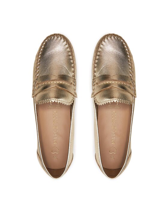 Marco Tozzi Mokasíny Marco Tozzi 2-24225-42 Zlatá